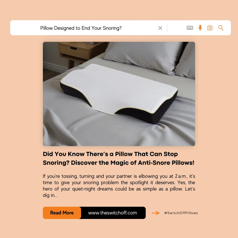 Did You Know There’s a Pillow That Can Stop Snoring? Discover the Magic of Anti‑Snore Pillows!