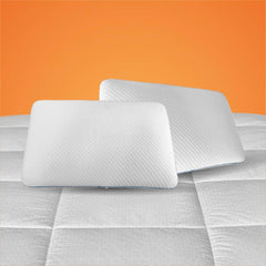 Combo of SwitchOff Comforter & 2 Memory Slim Pillows (Free Travel Neckband)