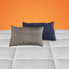 Navy blue Combo of SwitchOff Comforter and  SwitchOff Mush Pillow (Free Travel Neckband)