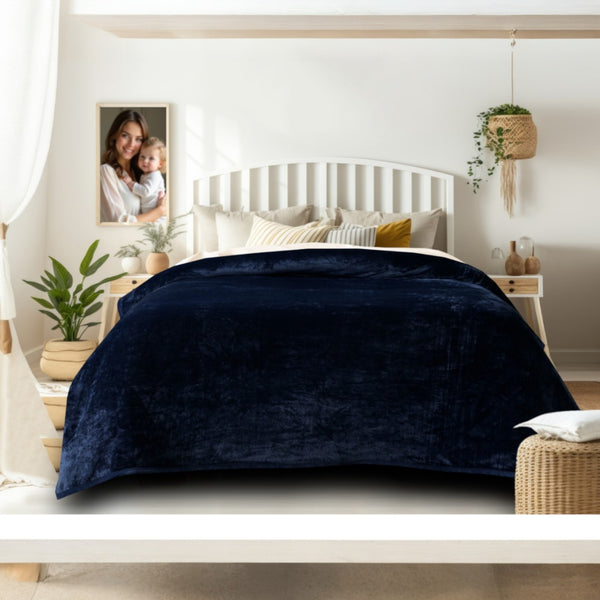 SwitchOff Premium Heavy Blanket - Navy Blue