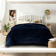SwitchOff Premium Heavy Blanket - Navy Blue