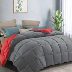 SwitchOff Comforter Red & Grey