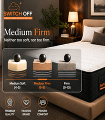 SwitchOff Magnetic ComfortBond Mattress