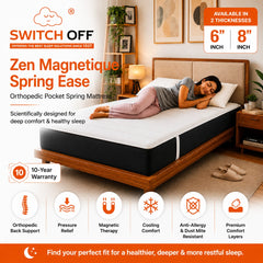 SwitchOff ZenMagnetique SpringEase Mattress