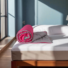 SwitchOff Comforter Pink & Grey